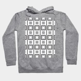 Square Geometric Pattern Hoodie